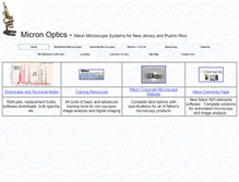 Tablet Screenshot of micron-optics.com